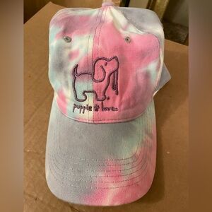 Puppie Love Cotton Candy Tie Dye Cap
New with tags, Adjustable